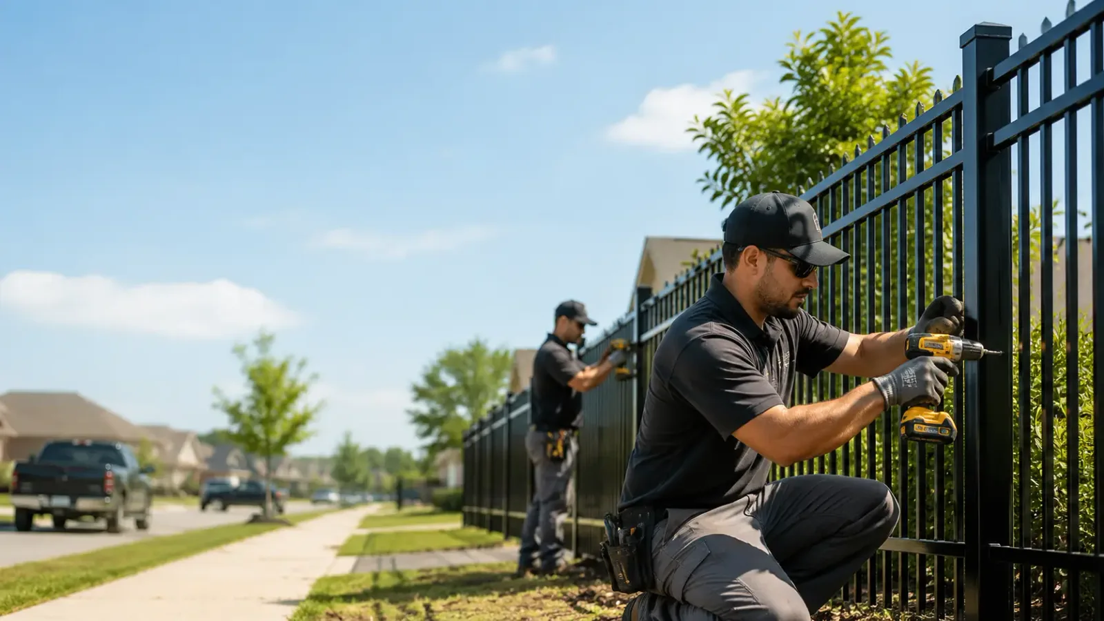 Metal Fence Installation in Omega, GA